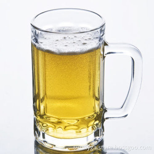 Eco-friendly Wholesale Clear Beer Mug Glass